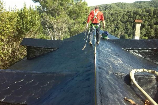 Impermeabilización tejado en Sant Cugat