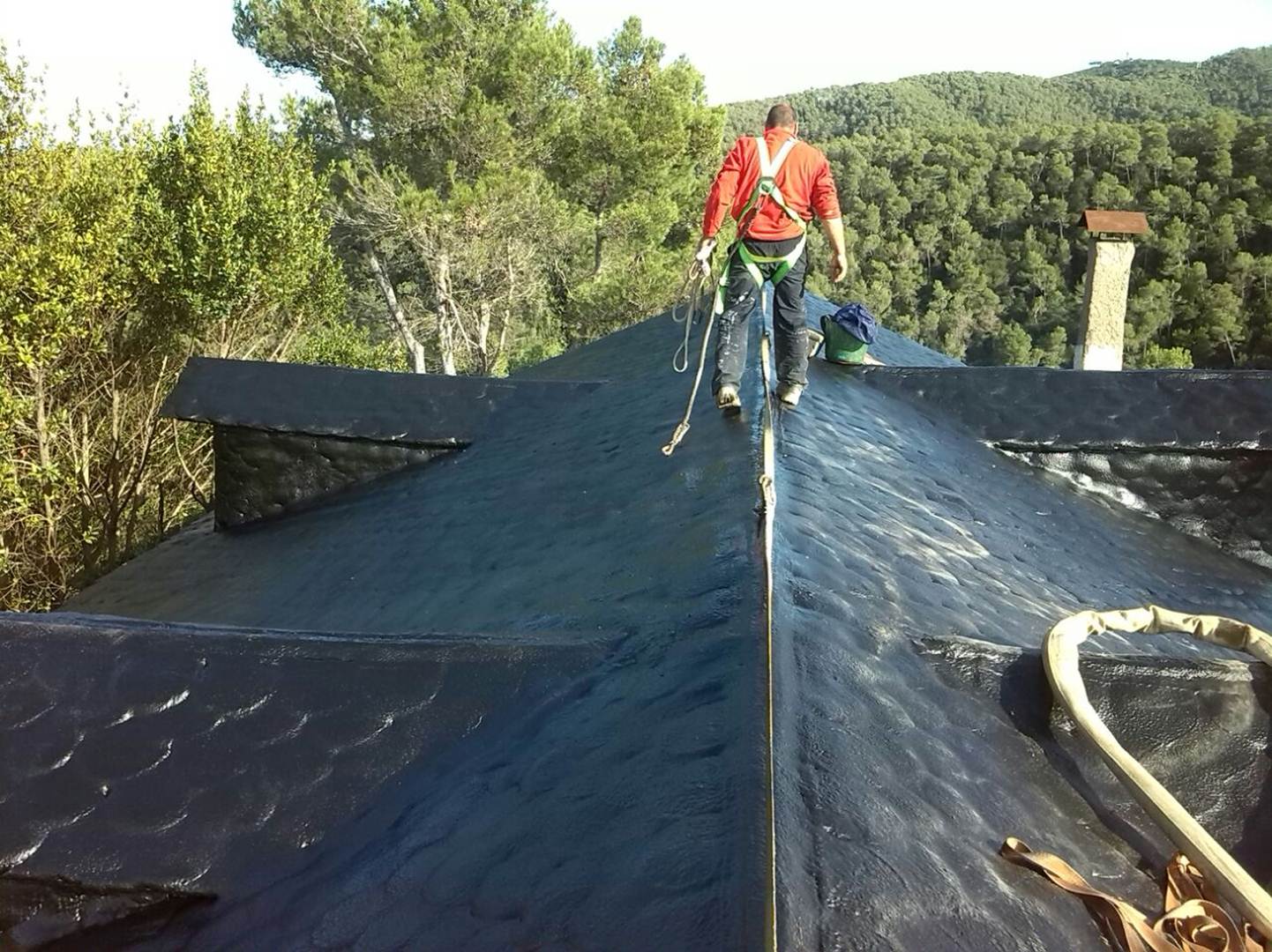 Impermeabilización tejado en Sant Cugat